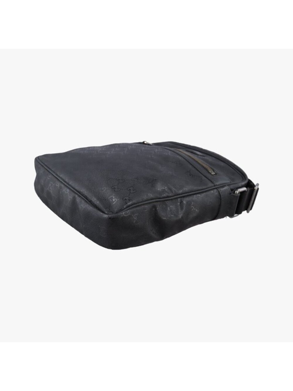 ★SOLD★ Gucci GG Supreme Messenger Black Canvas Tote - Picture 4 of 15
